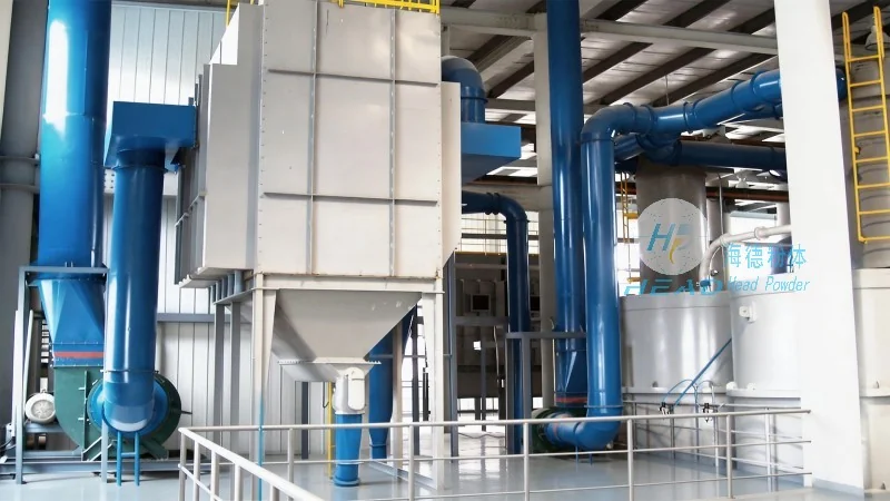 湖南長沙某電子企業氮化鋁粉氮氣循環氣力輸送項目案例