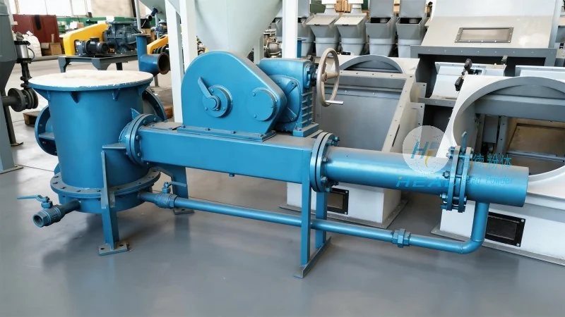 河南三門峽PVC 粉氣力輸送設備工程案例
